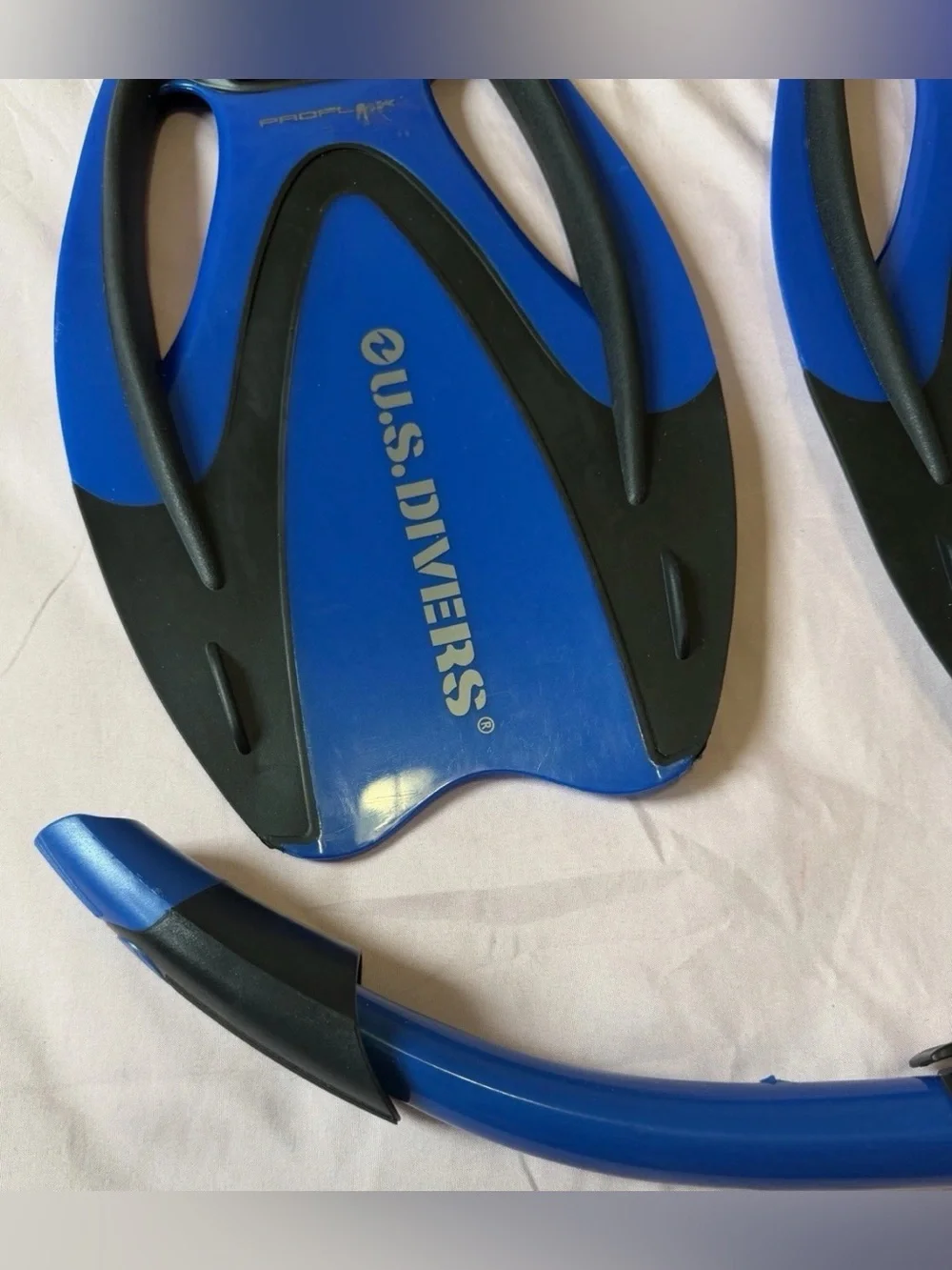 Set (2) U.S. Divers 256985 Cozumel Seabreeze Adult Snorkeling Combo Set - Blue